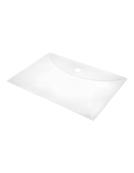 CARPETA DOSSIER BROCHE PP DIN A4 INCOLORA CIERRE VELCRO