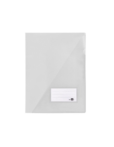 CARPETA DOSSIER PP DIN A4 BOLSA Y TARJETERO TPTE.