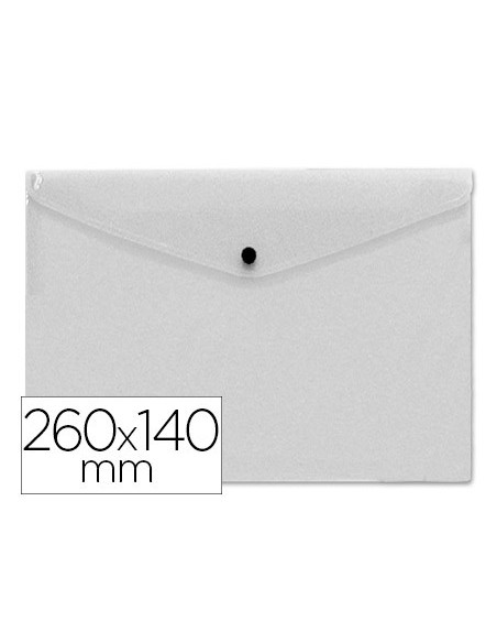 CARPETA BEAUT.DOSSIER BROCHE PP TAMAÑO SOBRE AMERICANO 26X14 CM TPTE.