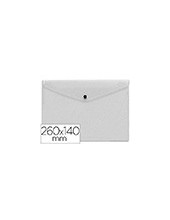 CARPETA BEAUT.DOSSIER BROCHE PP TAMAÑO SOBRE AMERICANO 26X14 CM TPTE. 2