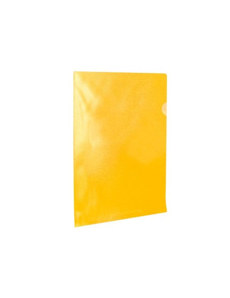 CARPETA DOSSIER UÑERO PLASTICOQ-CONNECT DIN A4 120 AMARI 100UD**32699