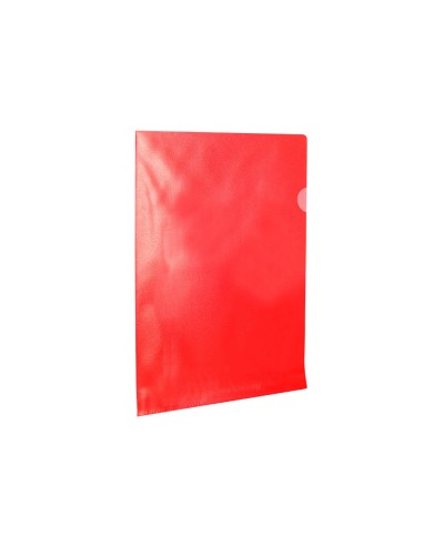 CARPETA DOSSIER UÑERO PLASTICOQ-CONNECT DIN A4 120 ROJA 100UD**32697