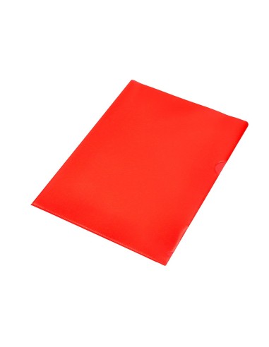 CARPETA DOSSIER UÑERO PLASTICOQ-CONNECT DIN A4 120 ROJA 100UD**32697