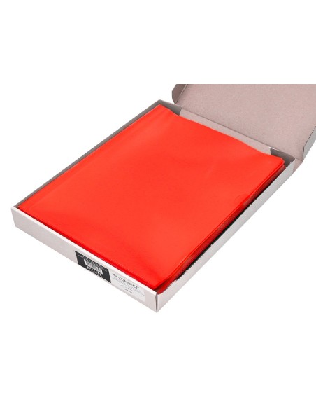 CARPETA DOSSIER UÑERO PLASTICOQ-CONNECT DIN A4 120 ROJA 100UD**32697