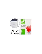 CARPETA DOSSIER UÑERO PLASTICOQ-CONNECT DIN A4 120 M TPT. 100U**32708 2