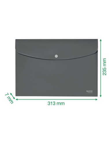 CARPETA LEITZ RECYCLE PORTADOCUMENTOS BROCHE A4 PP. AZ.