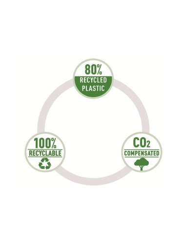 CARPETA LEITZ RECYCLE PORTADOCUMENTOS BROCHE A4 PP. AM.