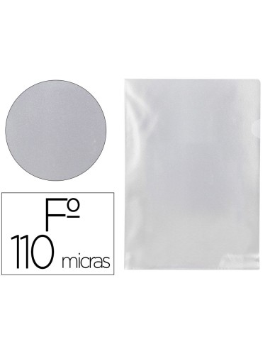 CARPETA Q-CON.DOSSIER UÑERO PLAST.FL. TPTE.110 MICRAS