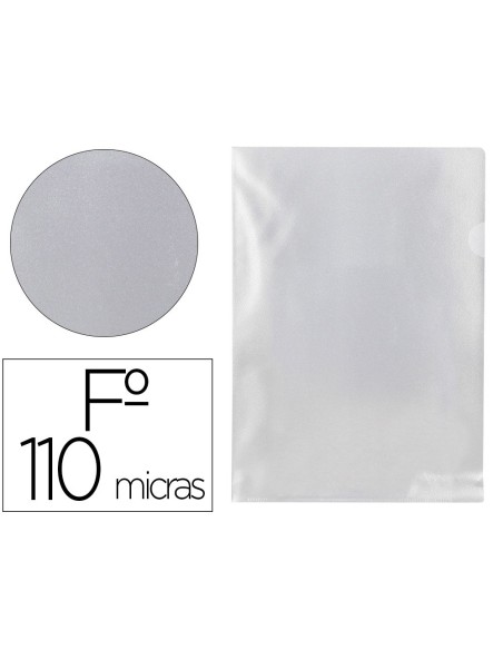 CARPETA Q-CON.DOSSIER UÑERO PLAST.FL. TPTE.110 MICRAS