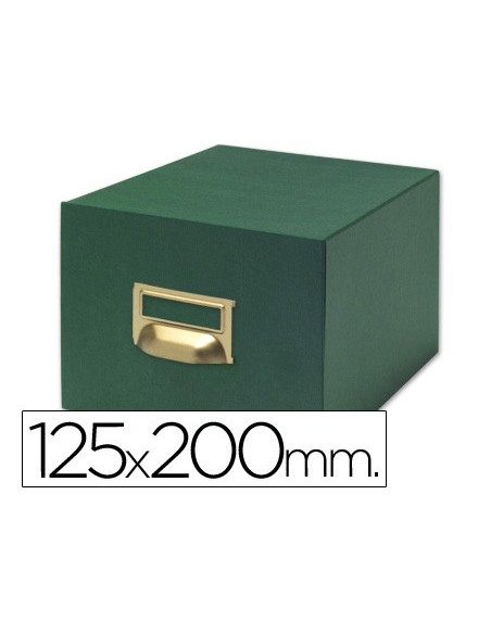 FICHERO FICHAS TELA VER 500 FICHAS N.4 TAMAÑO 125X200 MM