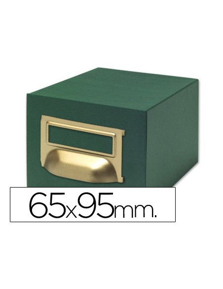 FICHERO FICHAS TELA VER 1000 FICHAS N.1 TAMAÑO 65X95 MM