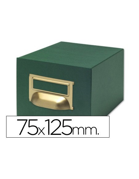 FICHERO FICHAS TELA VER 1000 FICHAS N.2 TAMAÑO 75X125 MM