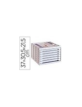 FICHERO CAJ. SOBREM.37X30,5X21,5 CM BANDEJA ORG.SUPERIOR 6 CA 2