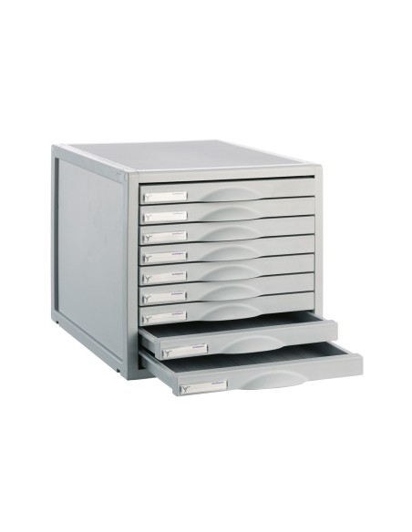 FICHERO CAJON SOBREM.8409C 356X316X303 MM 9 CAJ. COLOR GRIS