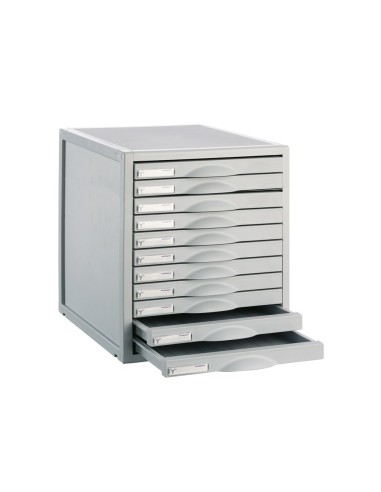 FICHERO CAJON SOBREM.8211C 356X316X362 MM 11 CAJ. COLOR GRIS