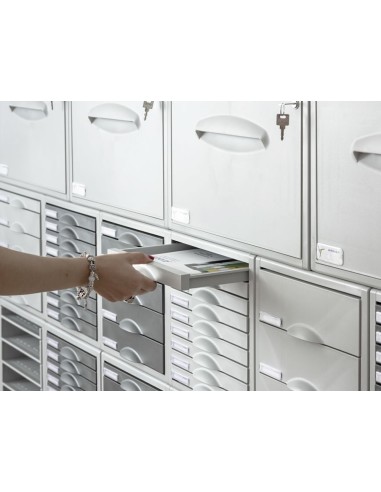 FICHERO CAJON SOBREM.8206C 356X316X362 MM 6CAJ. COLOR GRIS