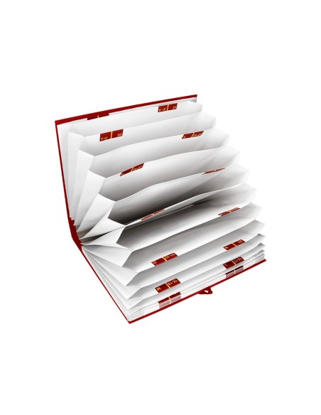 CARPETA FUELLE A-Z C.FORRADO FL.BURDEOS