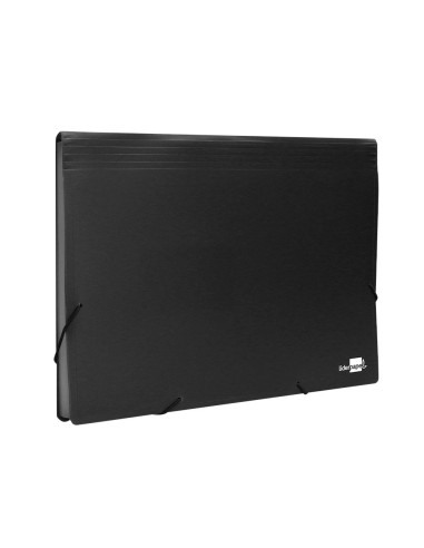 CARPETA CLASIFICADOR FUELLE PP. A4 NG. OPACO 13 DEPARTAMENTOS