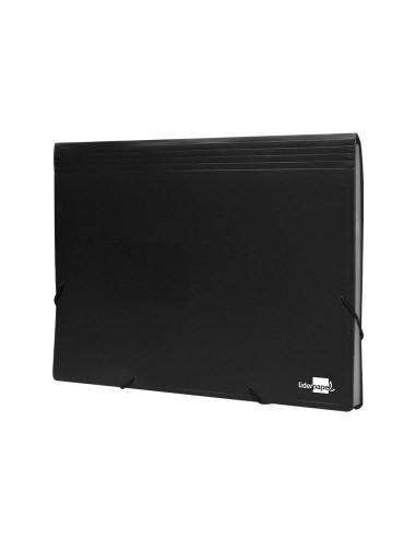 CARPETA CLASIFICADOR FUELLE PP. A4 NG. OPACO 13 DEPARTAMENTOS