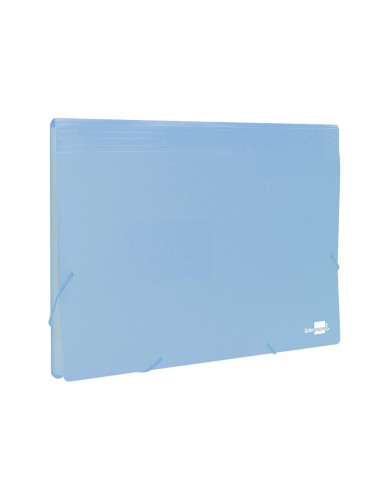 CARPETA CLASIFICADOR FUELLE PP. A4 CEL. OPACO 13 DEPARTAMENTOS