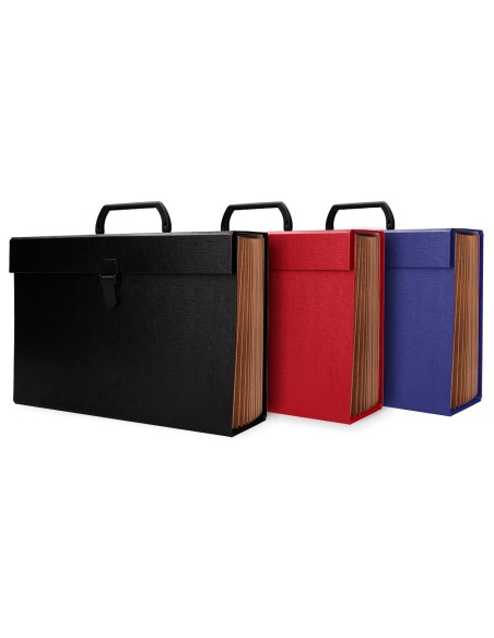 MALETIN C/FUELLE 316701 19 DEPARTAMENTOS TAMAÑO 25,5X390X120 MM