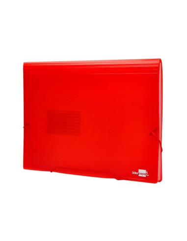 CARPETA BEAUT.CLASIF.FUELLE 32110 PP DIN A4 ROJA TPTE.-13 DEPARTAMENT