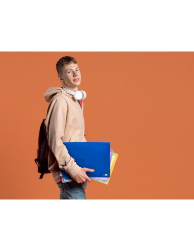 CARPETA BEAUT.CLASIF.FUELLE 32112 PP DIN A4 AZUL TPTE.-13 DEPARTAMENT