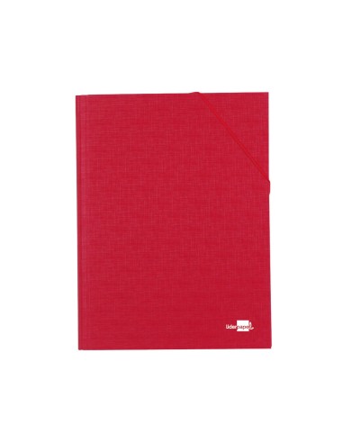CARPETA CLASIF.A C.FORRADO SOLAPA ROJA 12 DEPARTAMENTOS