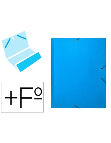 CARPETA CLASIF.A C.FORRADO COAT SOLAPA I-CELESTE 12 DEPARTAMENTOS