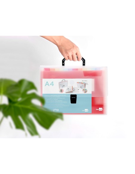 CARPETA BEAUT.CLASIF.FUELLE 45134 PP DIN A4 TPTE.-SPECTRAFILE 13 DEPA