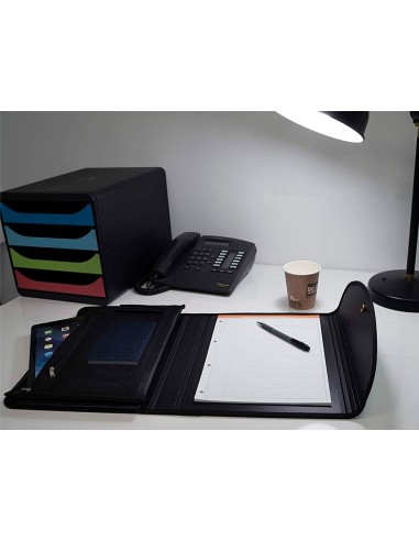 CARPETA EXACOMPTA AQUAREL CLASIFICADORA A4 PP. 6 DEP.PASTEL SURT.