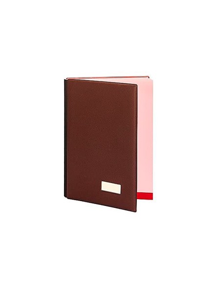 PORTAFIRMAS PARDO 0875 BURDEOS-18 DEPARTAMENTOS