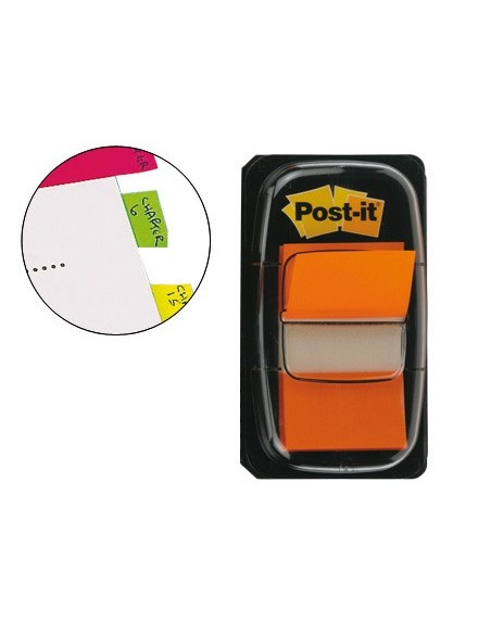 BANDERITAS SEP.680-4 NARANJAS DISP.50