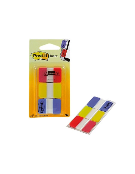 BANDERITAS SEP.RIGIDASDISP.3 COL.POST-IT INDEX 686-RYB MEDIANOS22 BAN