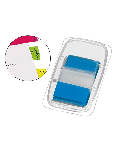 BANDERITAS SEP.Q-CONNECT AZULES DISP.50