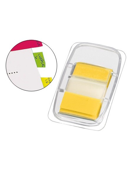 BANDERITAS SEP.Q-CONNECT AMARILLAS DISP.50