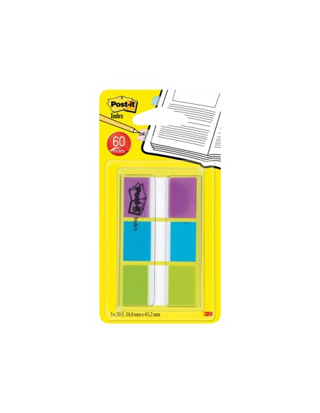 BANDERITAS POST-INDEX 680-ROY VE-AZ-VI DISPENSADOR FUNDA 3X19