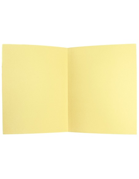 SUBCARPETA A4 180 GR. LIDERPAPEL AMARILLO PASTEL C/50