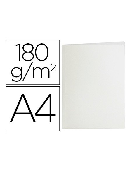 SUBCARPETA A4 180 GR. LIDERPAPEL BLANCO C/50