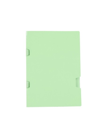 SUBCARPETA PLASTIFICADA FL 160 GR. LIDERPAPEL 3 UÑEROS VERDE