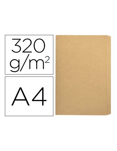 SUBCARPETA FL 320 GR. GIO C/BOLSA Y FUELLE 30MM KRAFT BICOLOR C/25