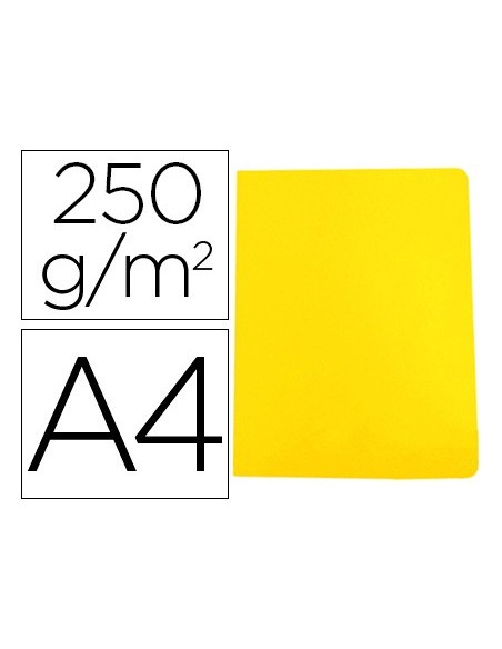 SUBCARPETA A4 250 GR. GIO AMARILLO INTENSO C/50