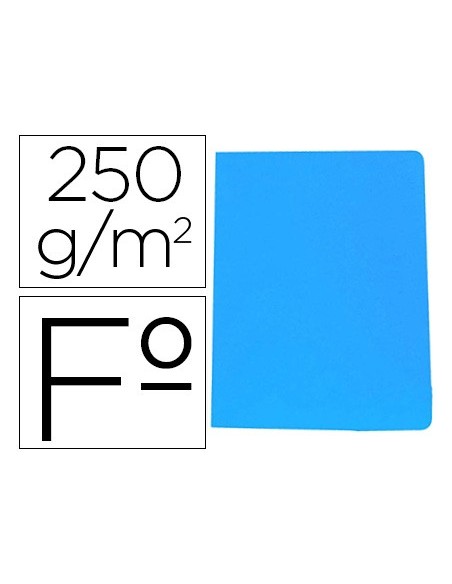 SUBCARPETA FL 250 GR. GIO AZUL INTENSO C/50