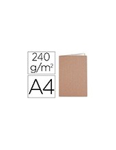 SUBCARPETA A4 240 GR. LIDERPAPEL KRAFT BICOLOR C/50 2