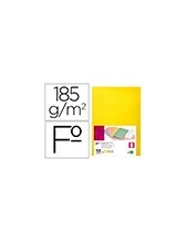 SUBCARPETA FL 180 GR. LIDERPAPEL AMARILLO INTENSO 2
