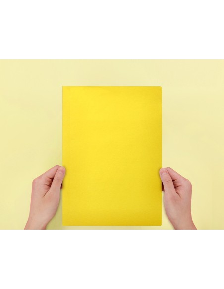 SUBCARPETA FL 180 GR. LIDERPAPEL AMARILLO INTENSO