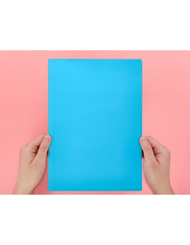 SUBCARPETA A4 185 GR. LIDERPAPEL CELESTE INTENSO C/50
