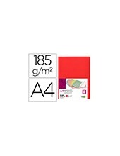 SUBCARPETA A4 180 GR. LIDERPAPEL ROJO INTENSO C/50 2