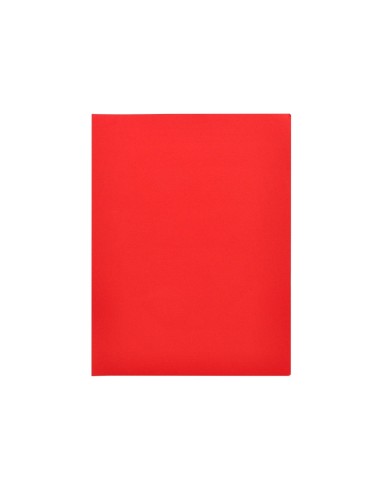 SUBCARPETA A4 180 GR. LIDERPAPEL ROJO INTENSO C/50