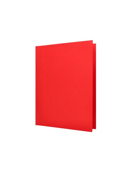 SUBCARPETA A4 180 GR. LIDERPAPEL ROJO INTENSO C/50